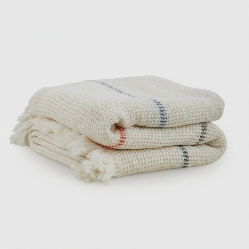 Waffle Stripes Bedspread