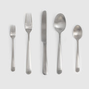 طقم أدوات مائدة ستانلس ستيل 20 قطعة - فضي