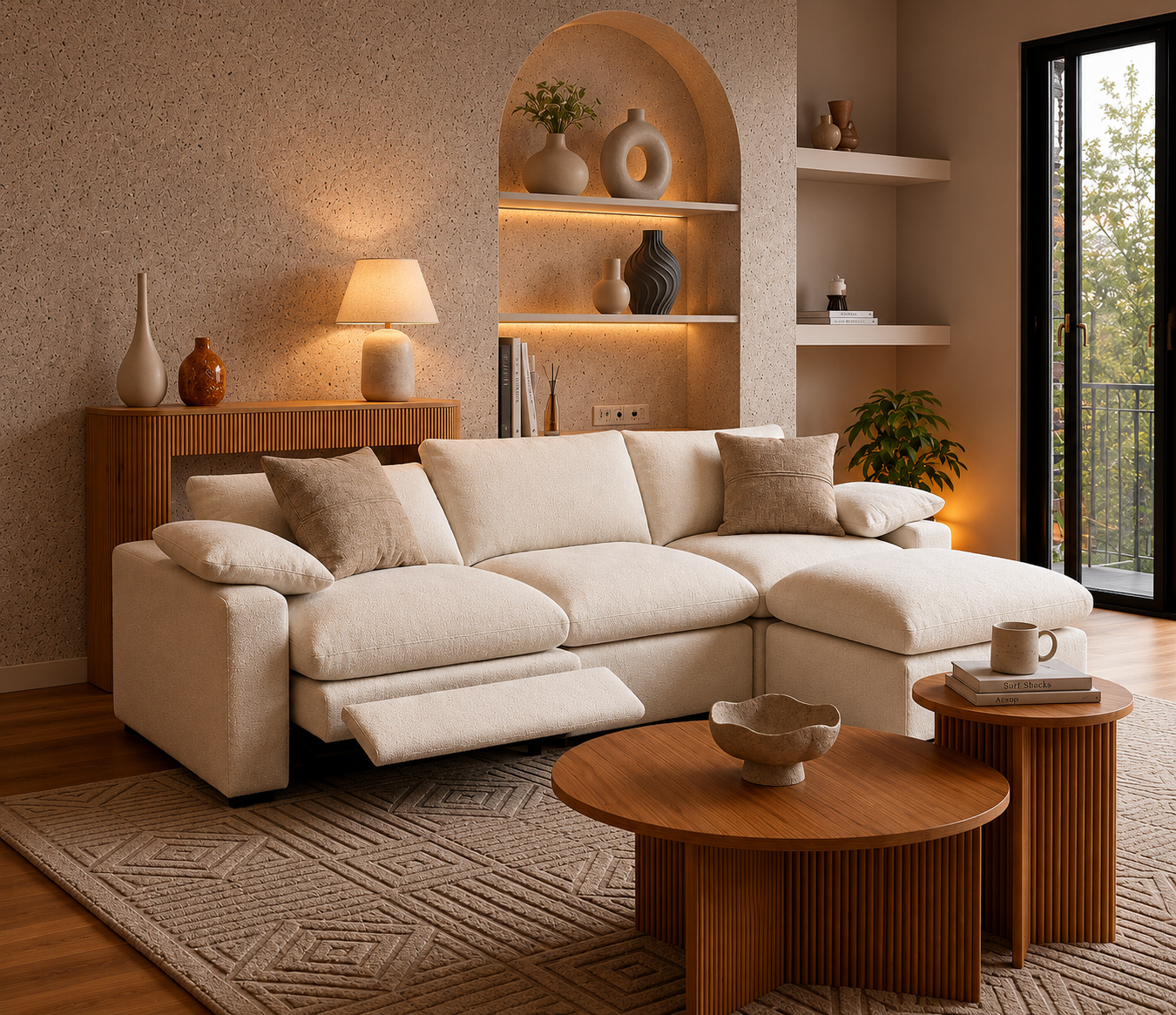 Sink Motion L-Shape Sofa