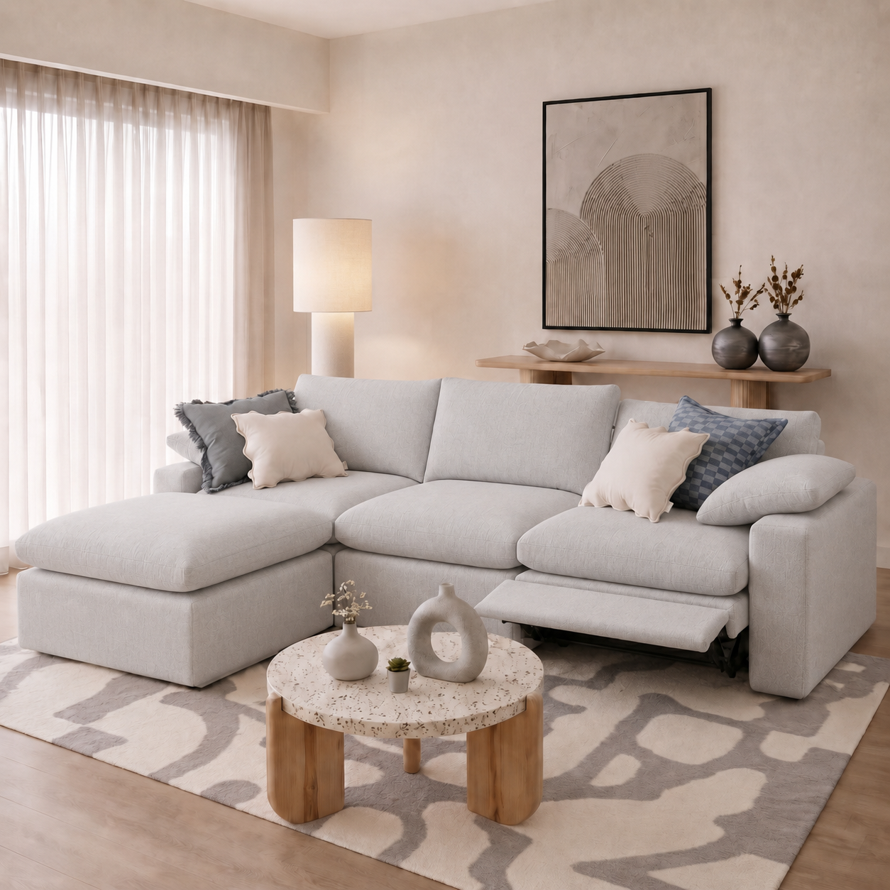 Sink Motion L-Shape Sofa