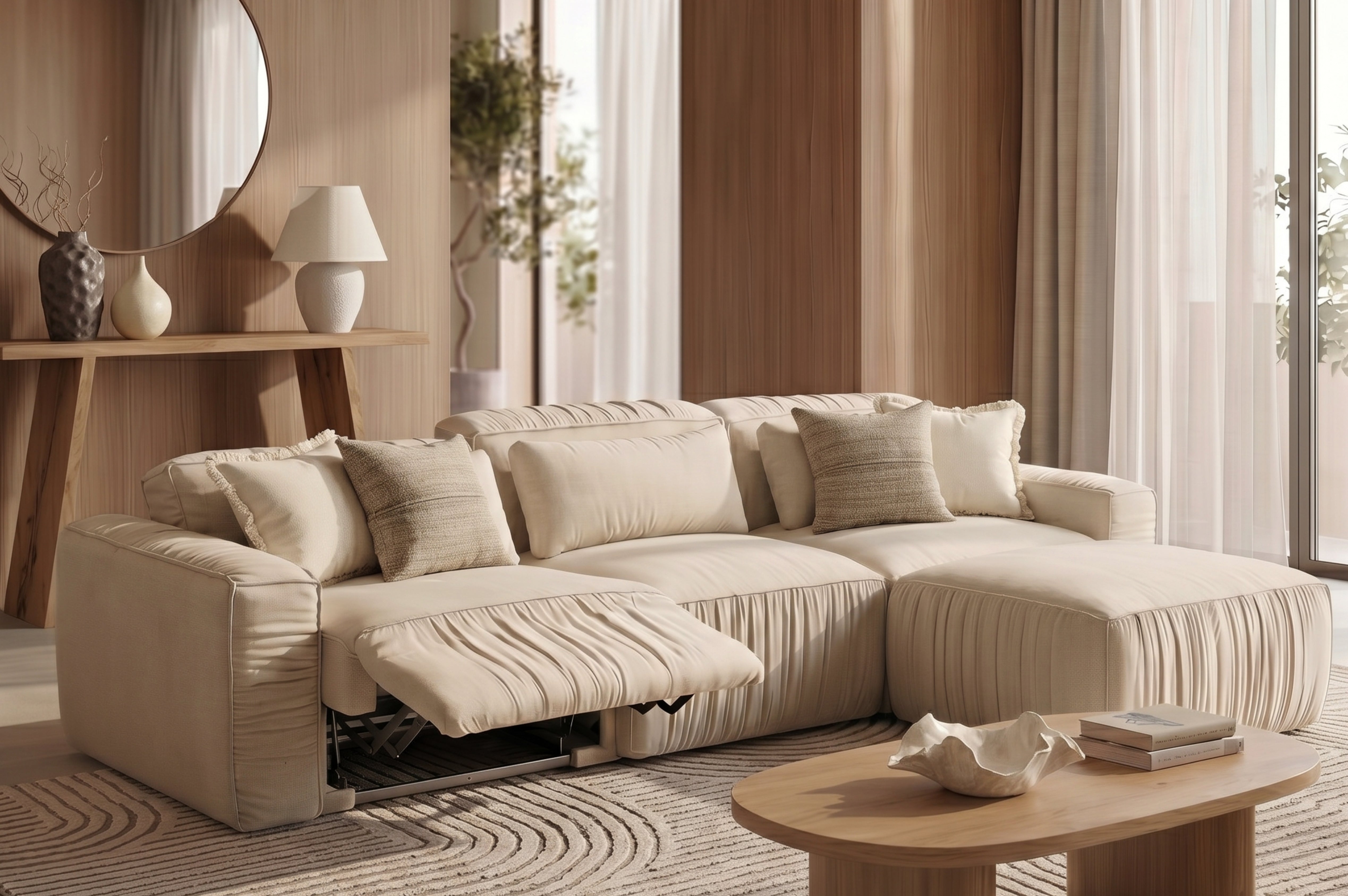 flow motion l shape sofa