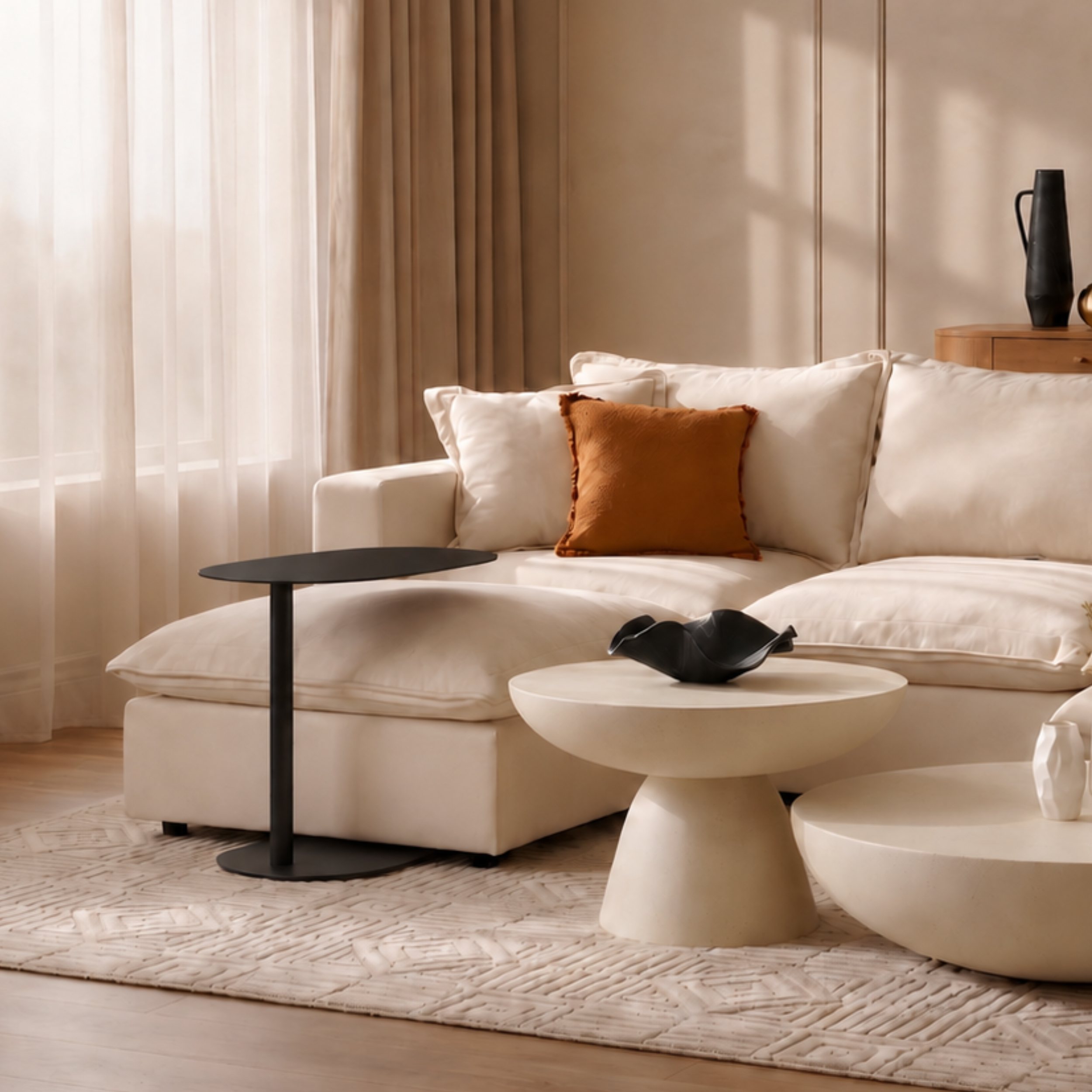 Lit Side Table