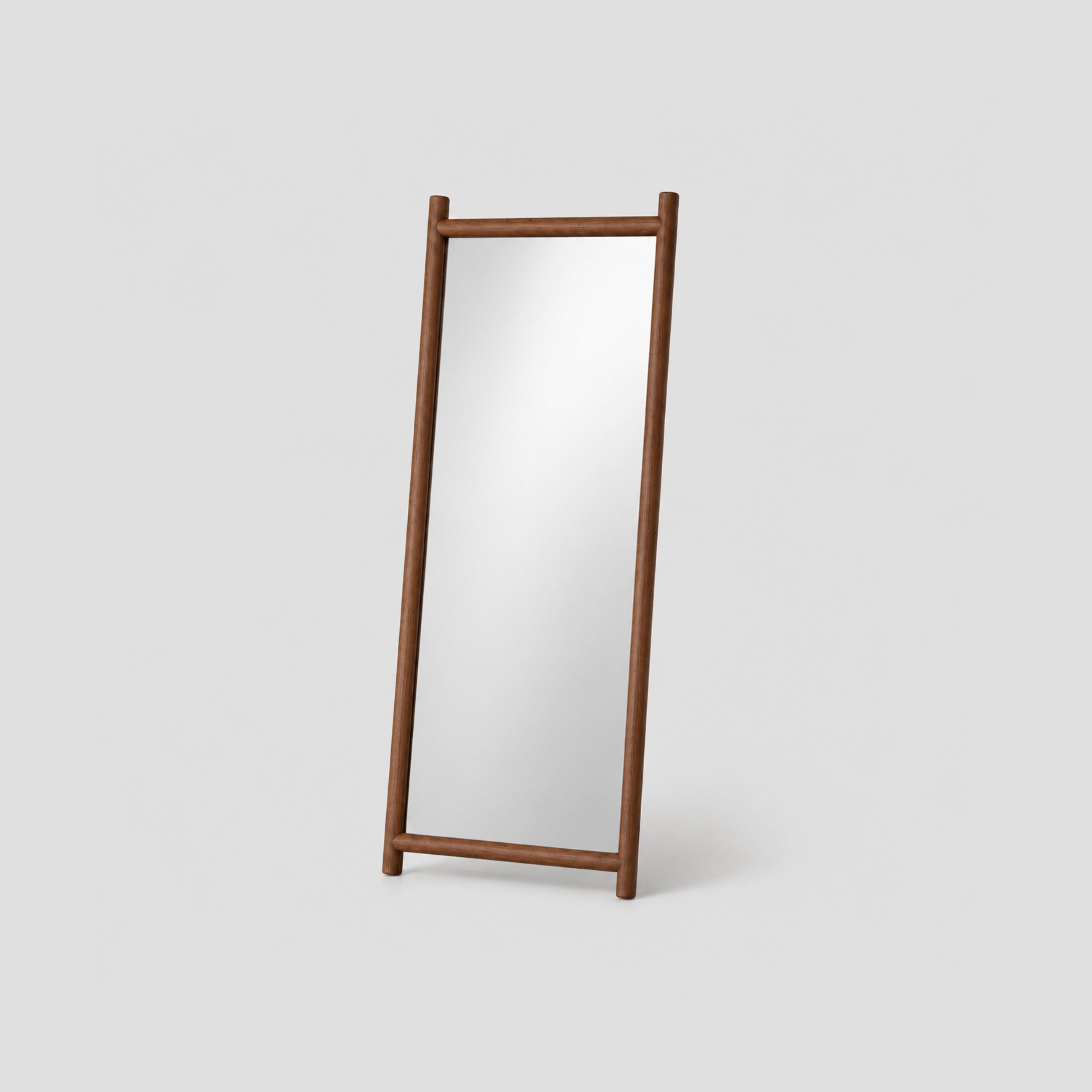 مراية لورين الأرضية بإطار خشب