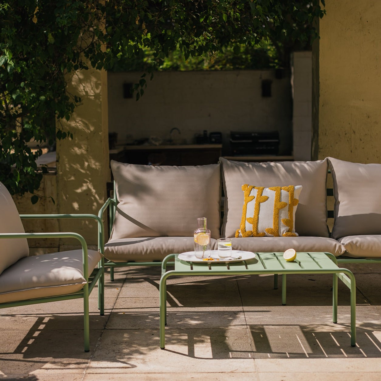 كنبة ثلاثة مقاعد - مجموعة تيفاني