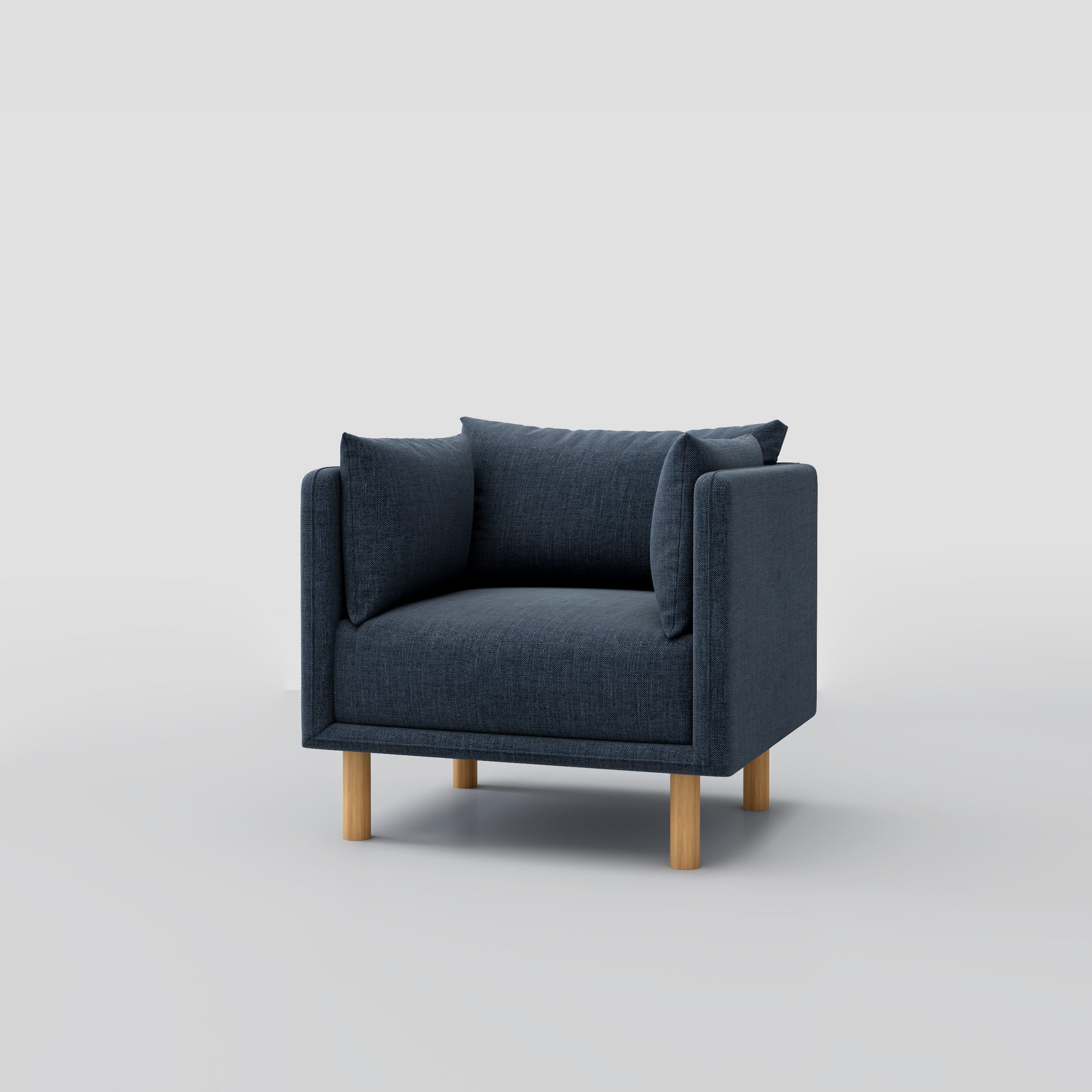 Mcann Wooden Legs Armchair