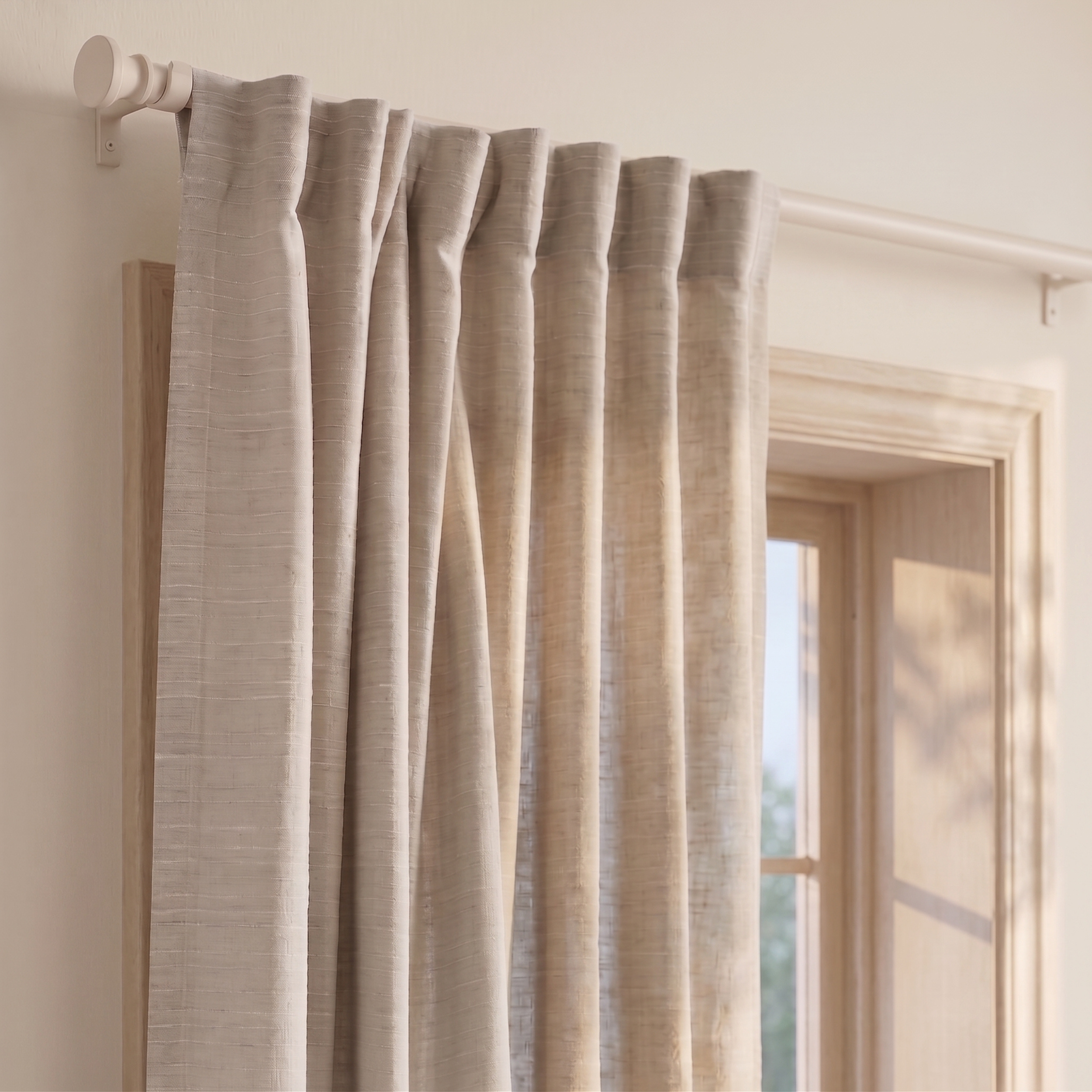 Linen Curtains (2-Piece)