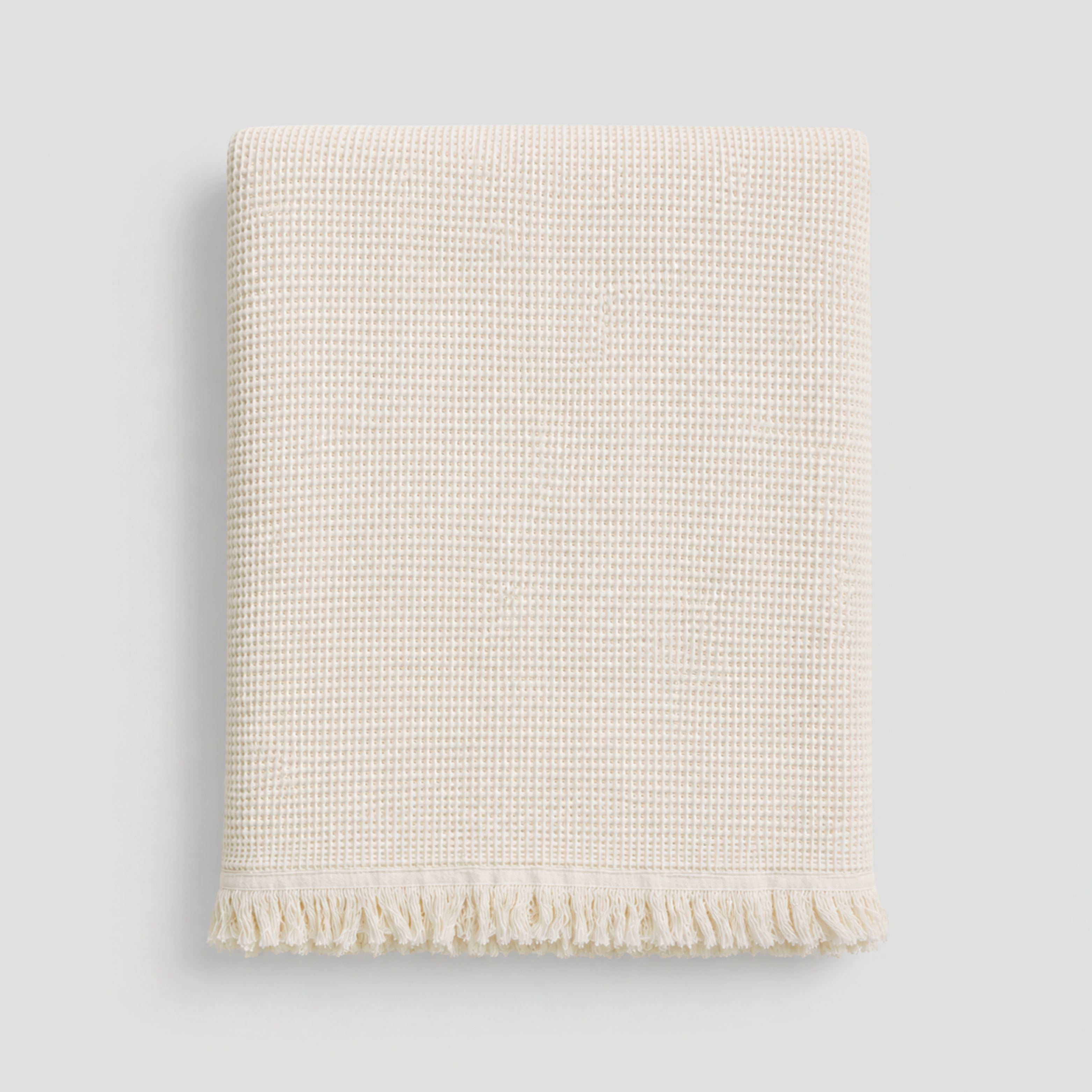 Fringe Honeycomb Bedspread