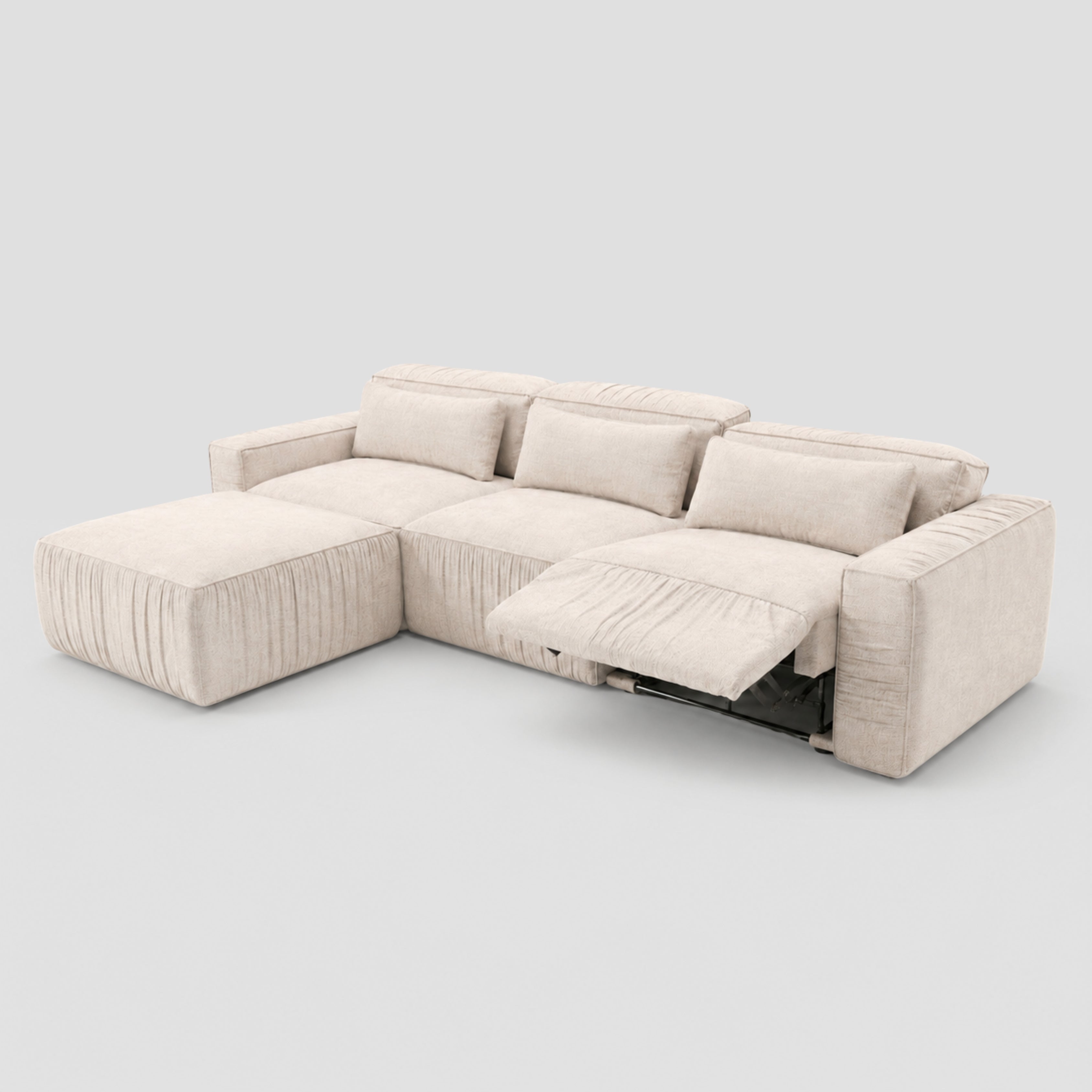 flow motion l shape sofa