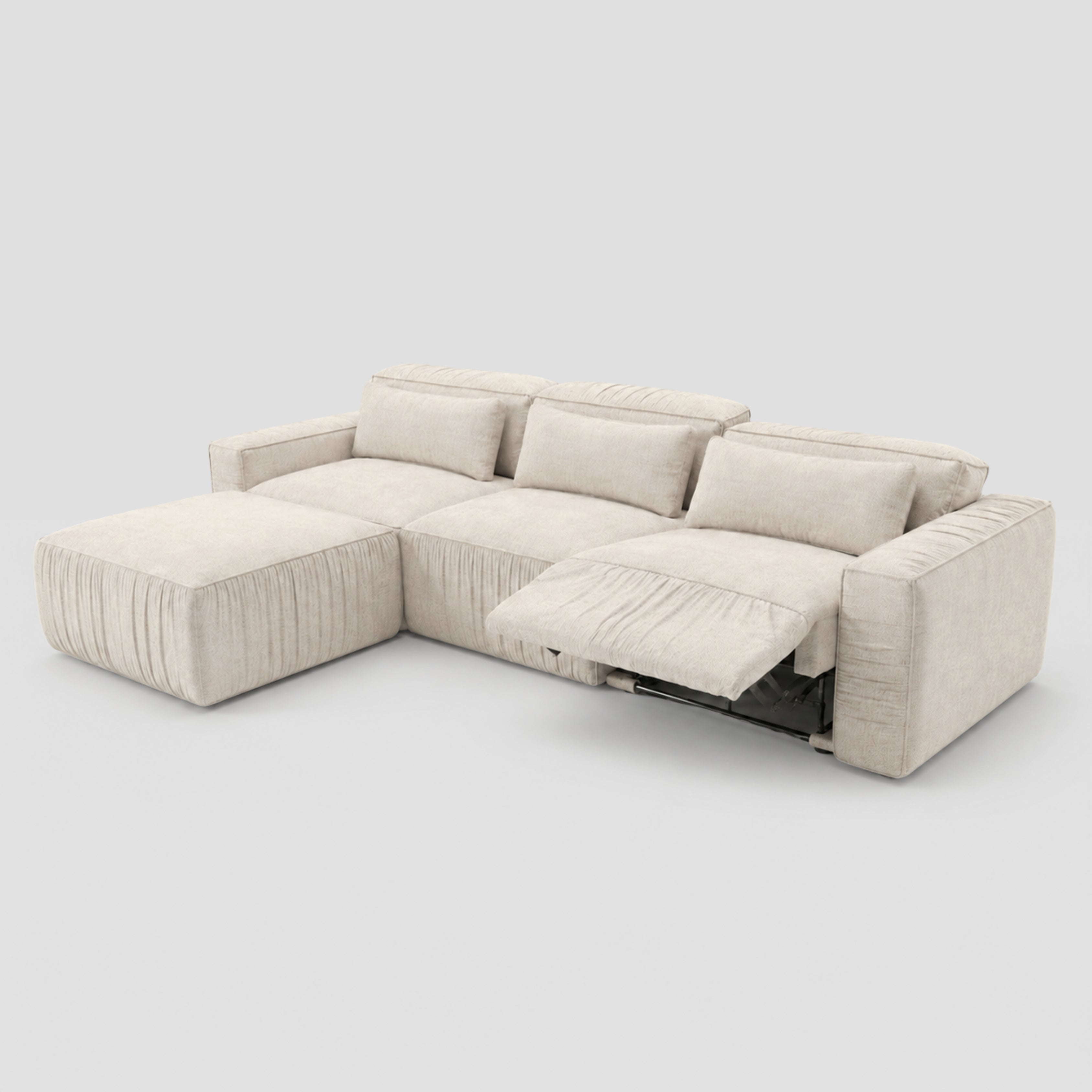 flow motion l shape sofa