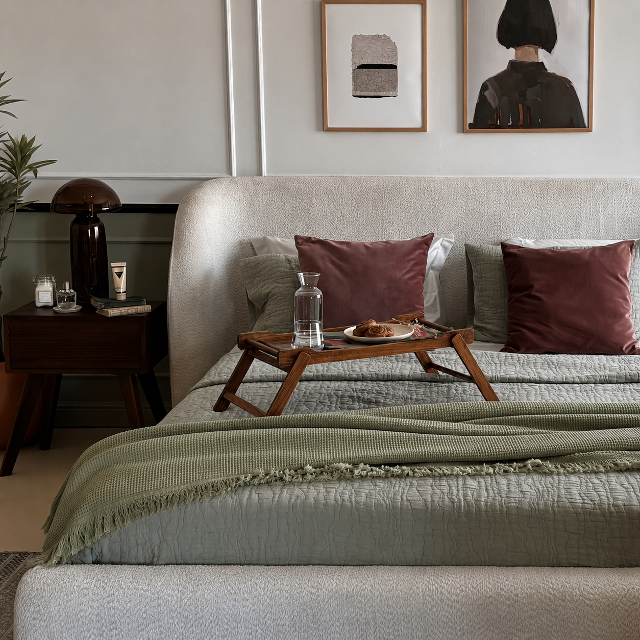 Fringe Honeycomb Bedspread