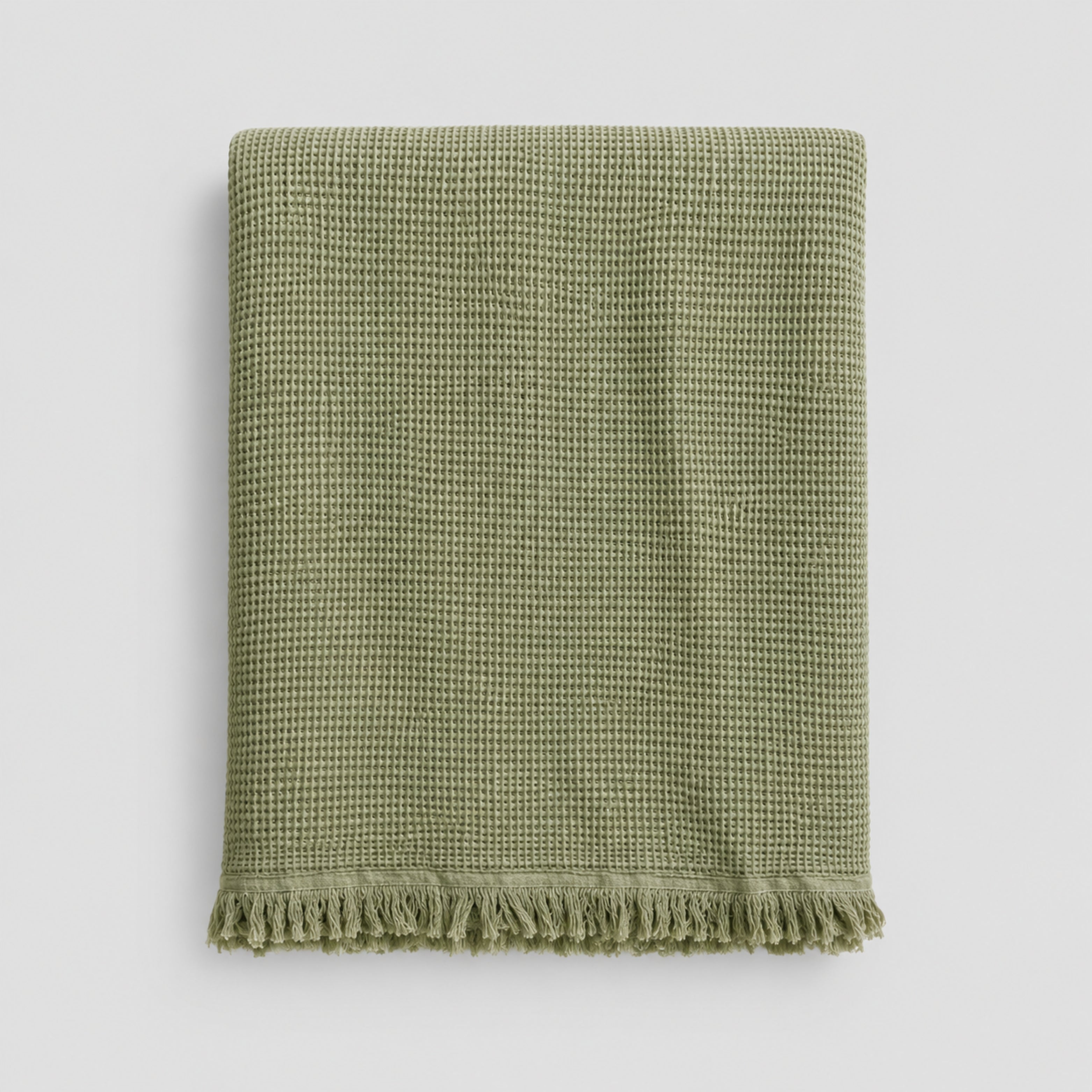 Fringe Honeycomb Bedspread