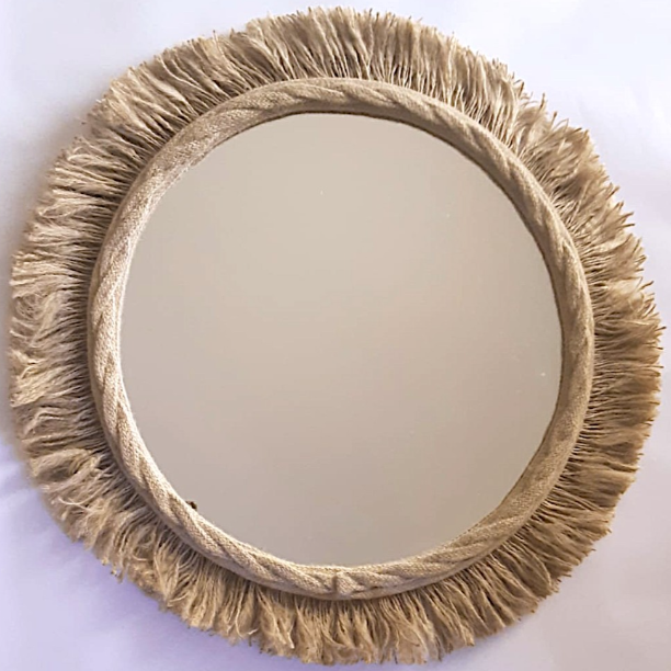 Plait Jute Mirror