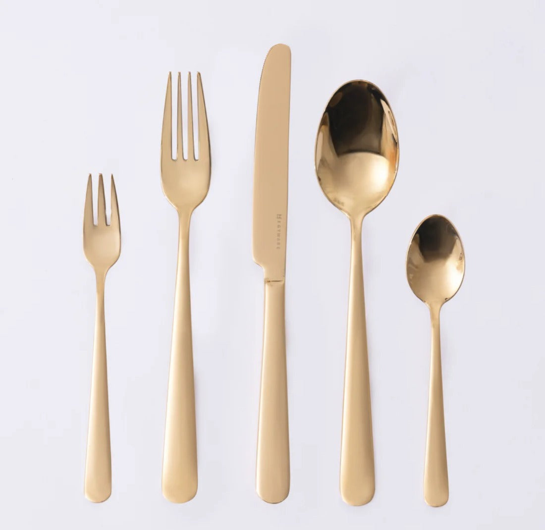 Egyware Contempo Cutlery Set in stainless steel, featuring modern flatware styling.