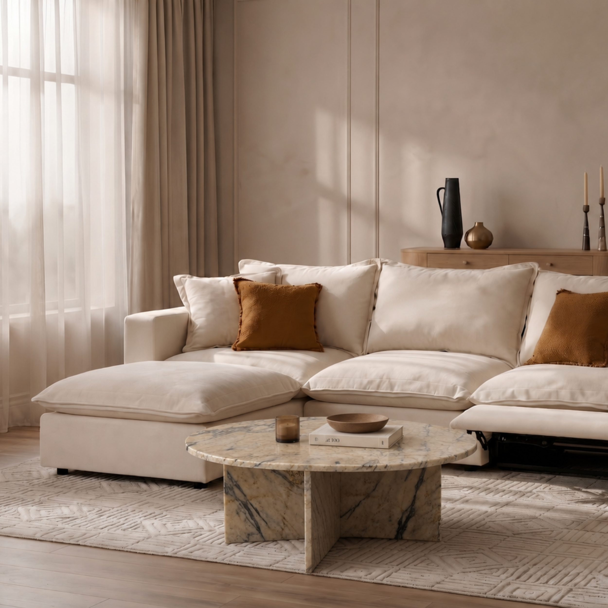 Snow Marble Table