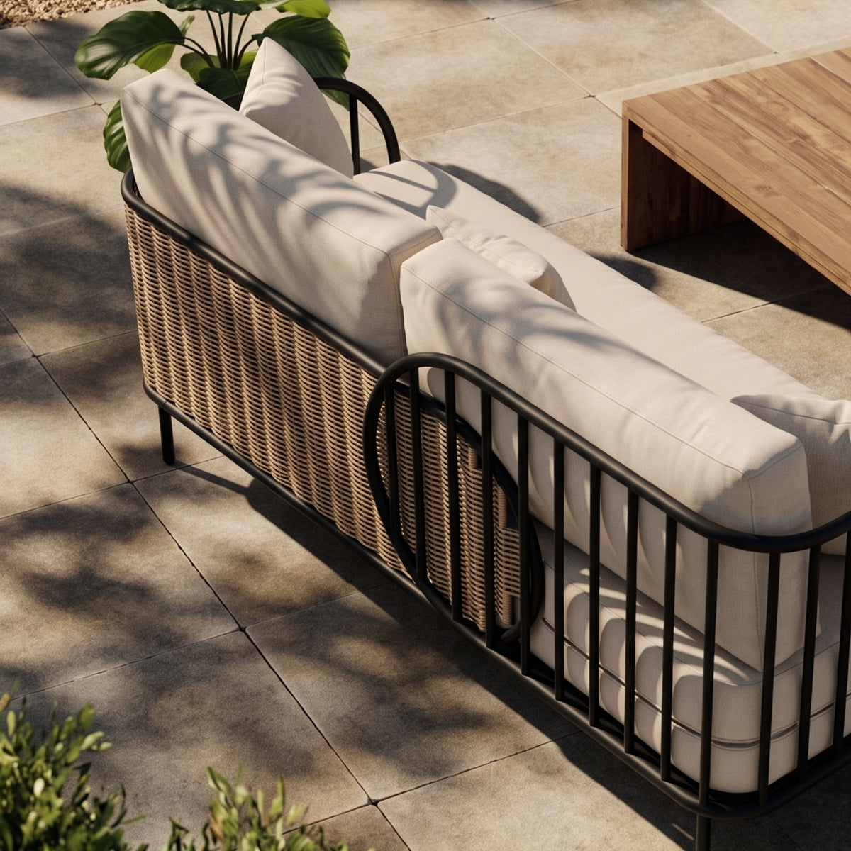 Vally Outdoor 2 Seater Sofa