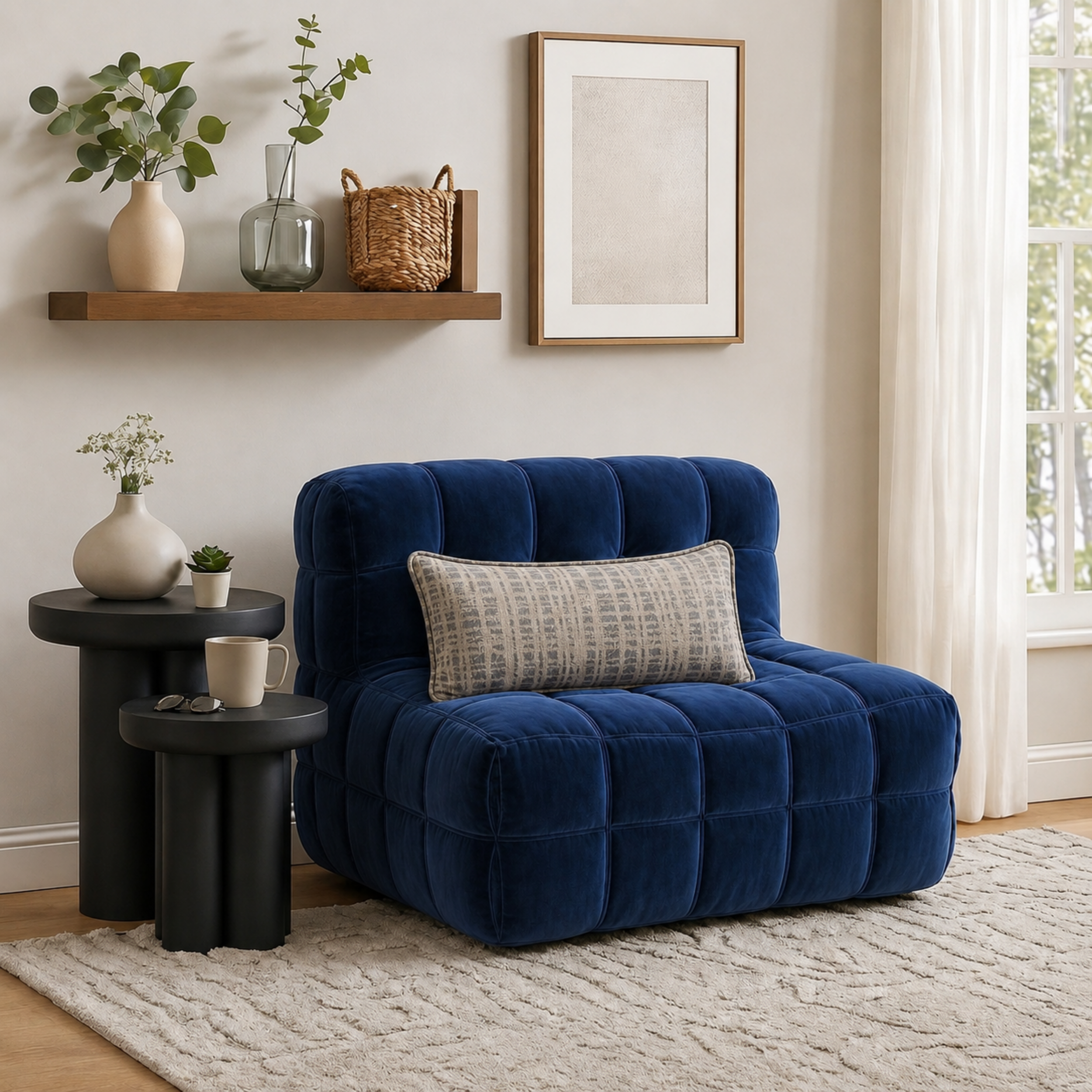 Stria Grid Cushion