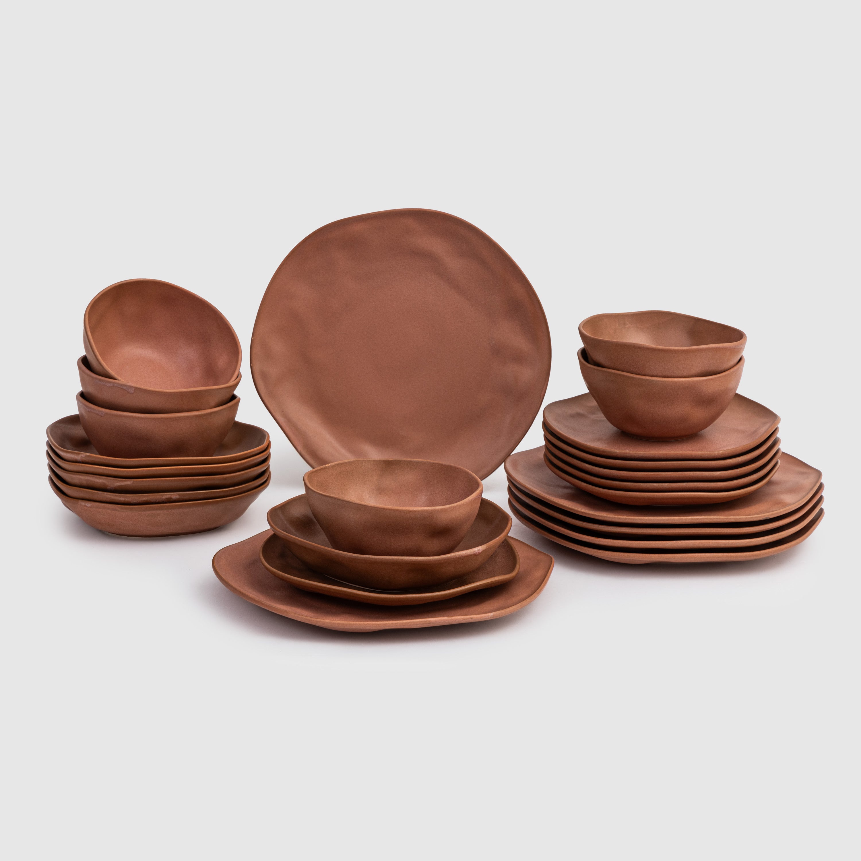 Organic Matte Dinnerware (Set of 24 pcs)