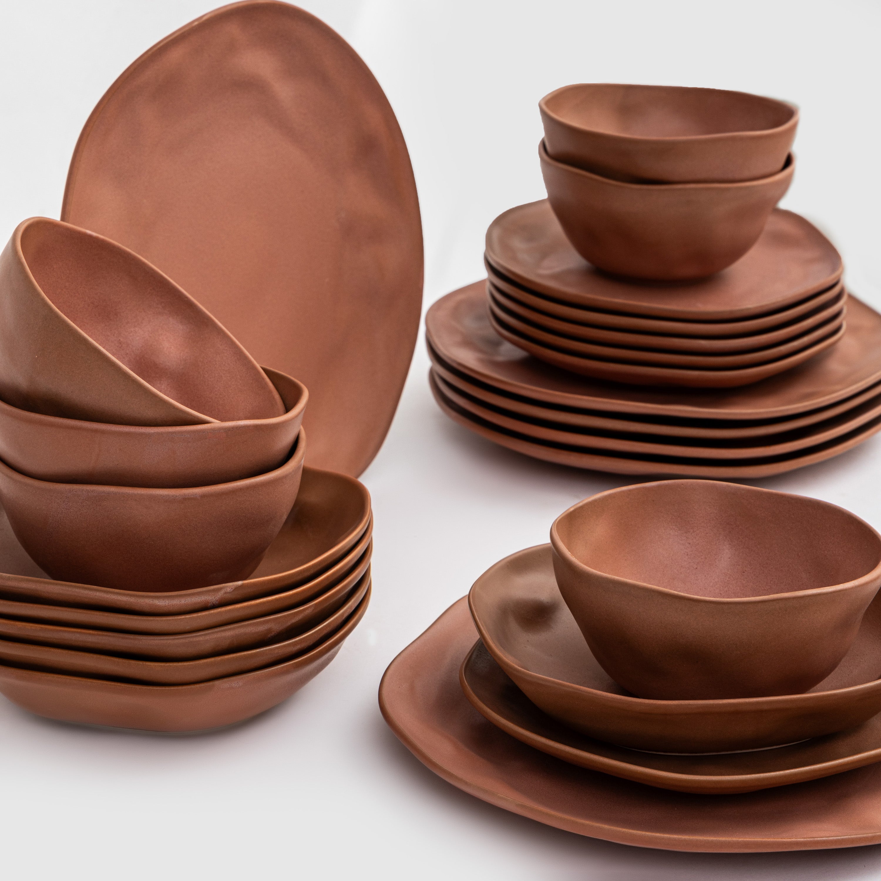 Organic Matte Dinnerware (Set of 24 pcs)