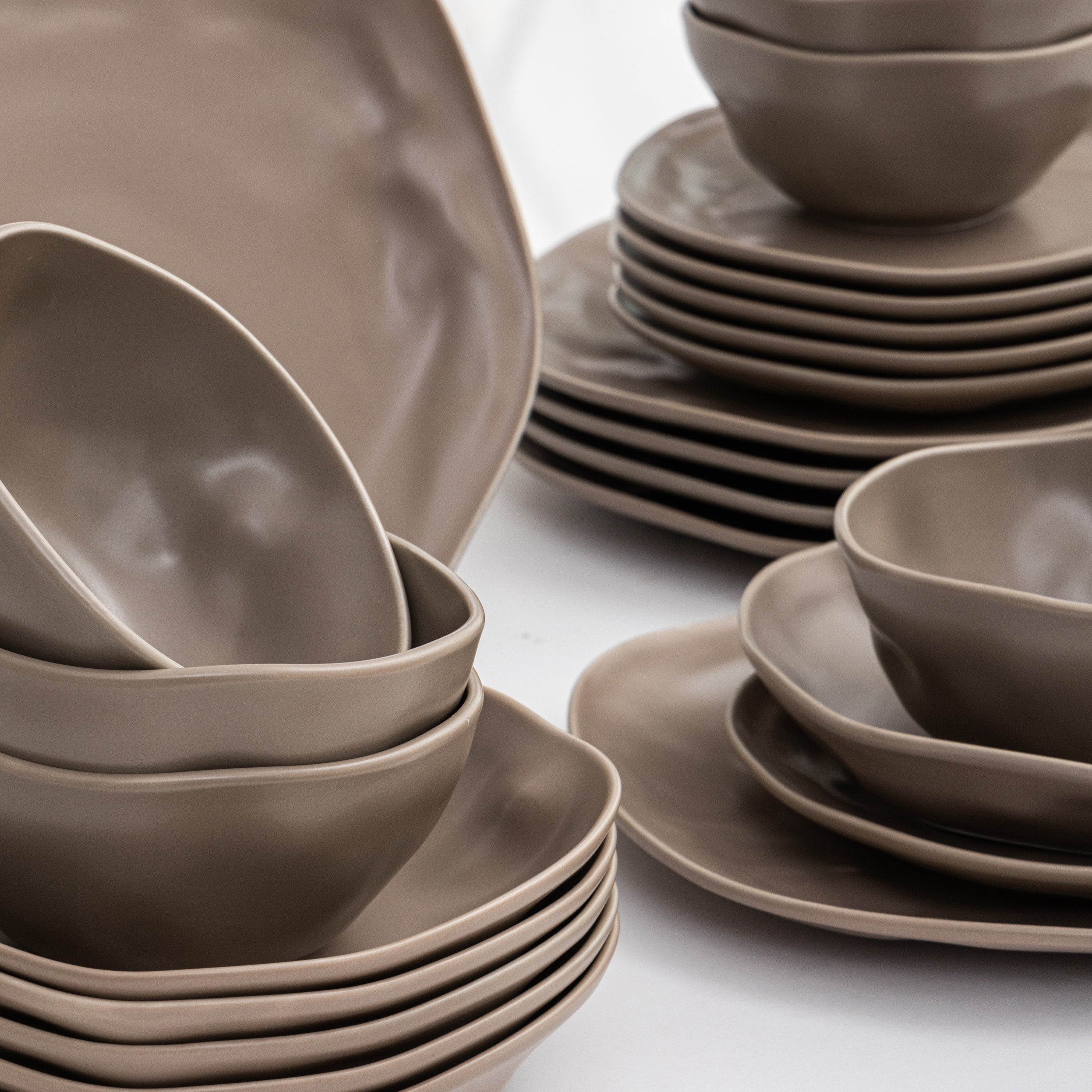 Organic Matte Dinnerware (Set of 24 pcs)
