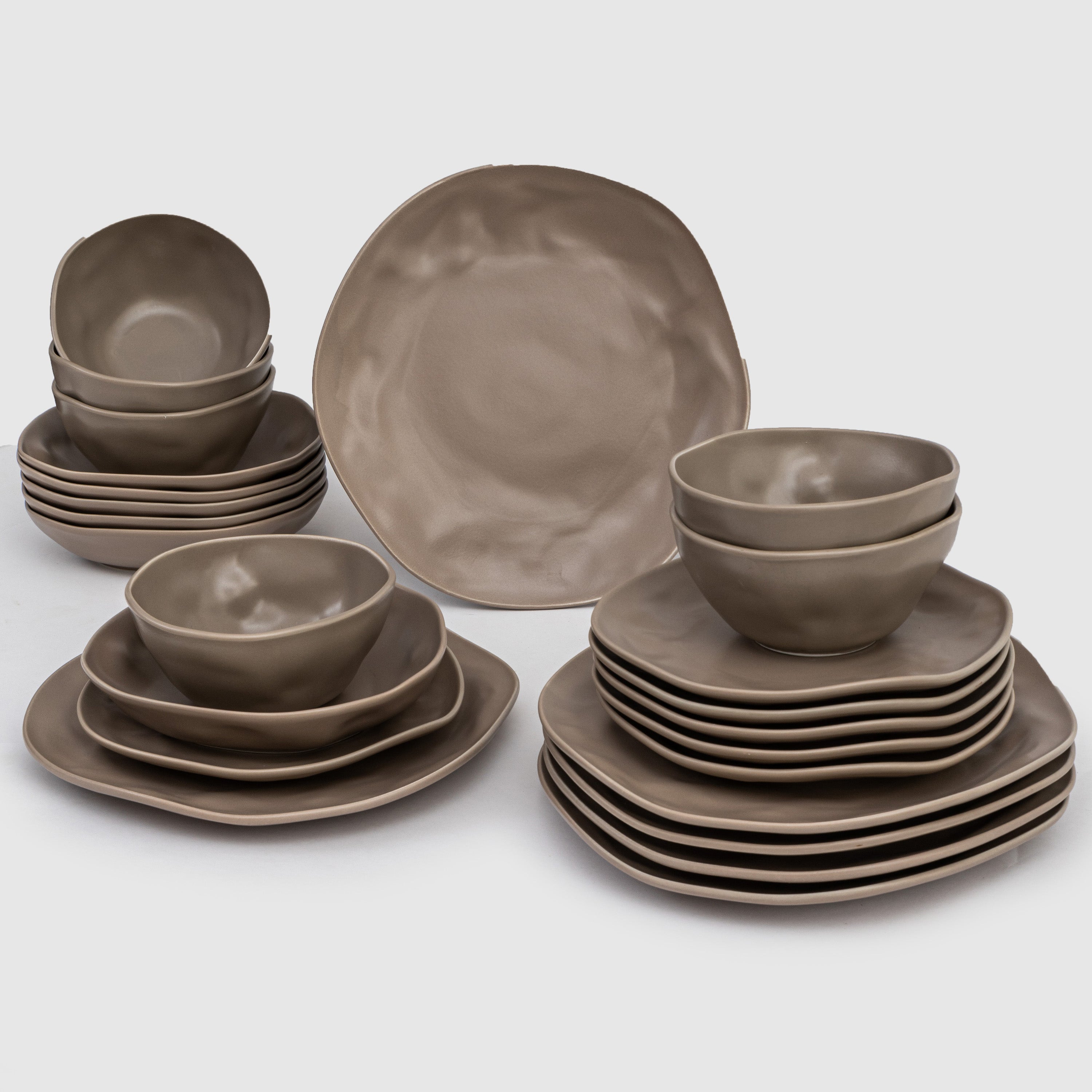 Organic Matte Dinnerware (Set of 24 pcs)