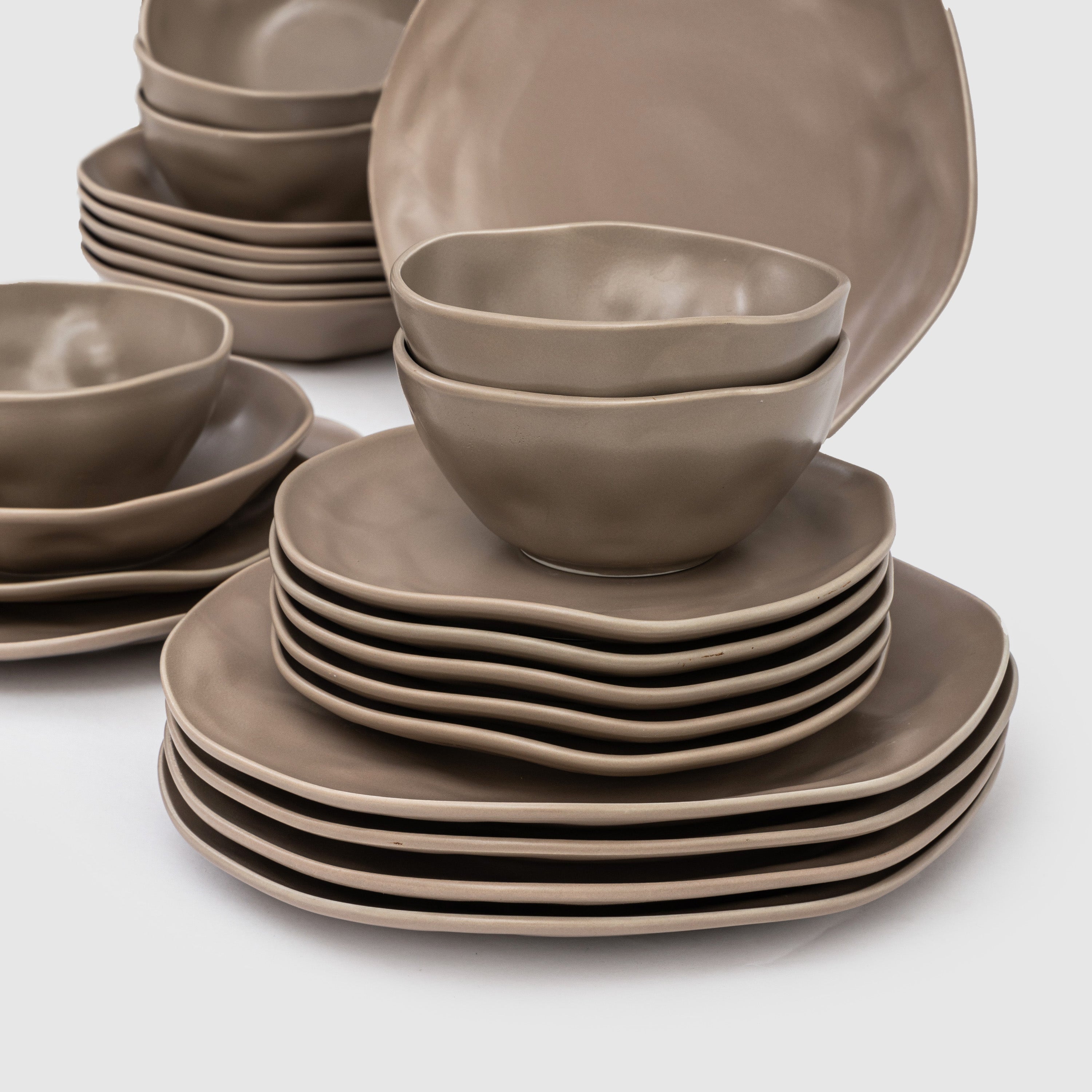 Organic Matte Dinnerware (Set of 24 pcs)