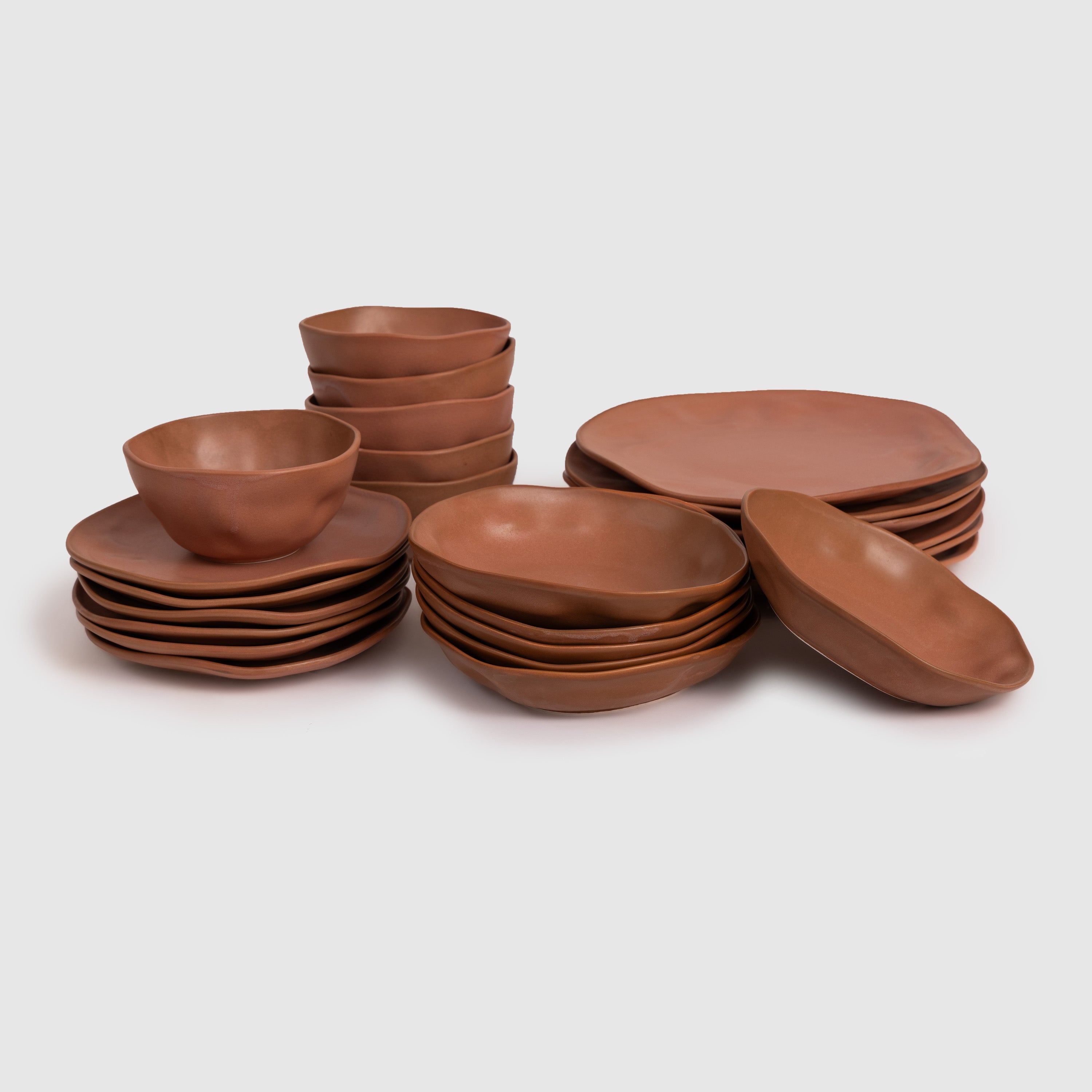 Organic Matte Dinnerware (Set of 24 pcs)