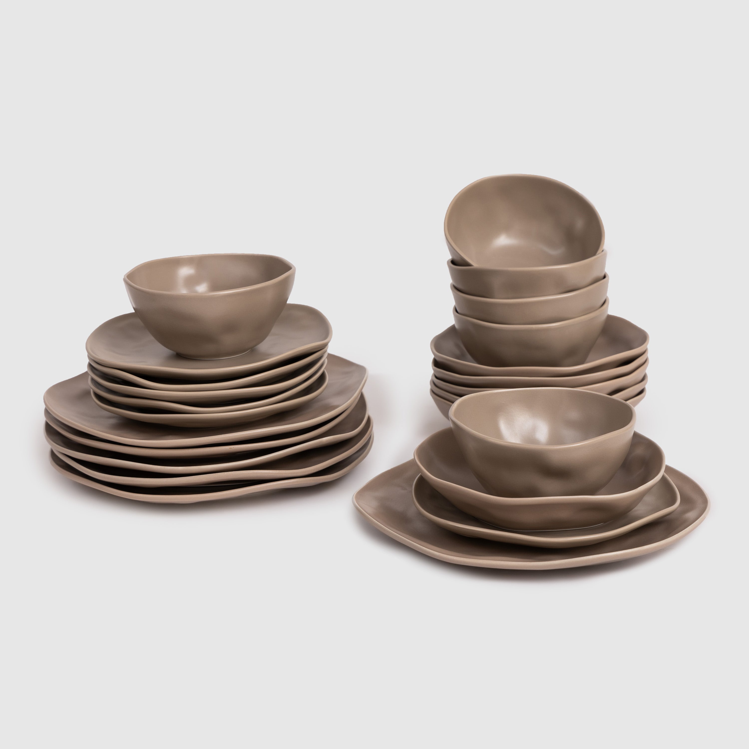 Organic Matte Dinnerware (Set of 24 pcs)