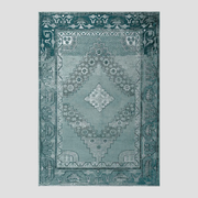 Tabriz Green Rug