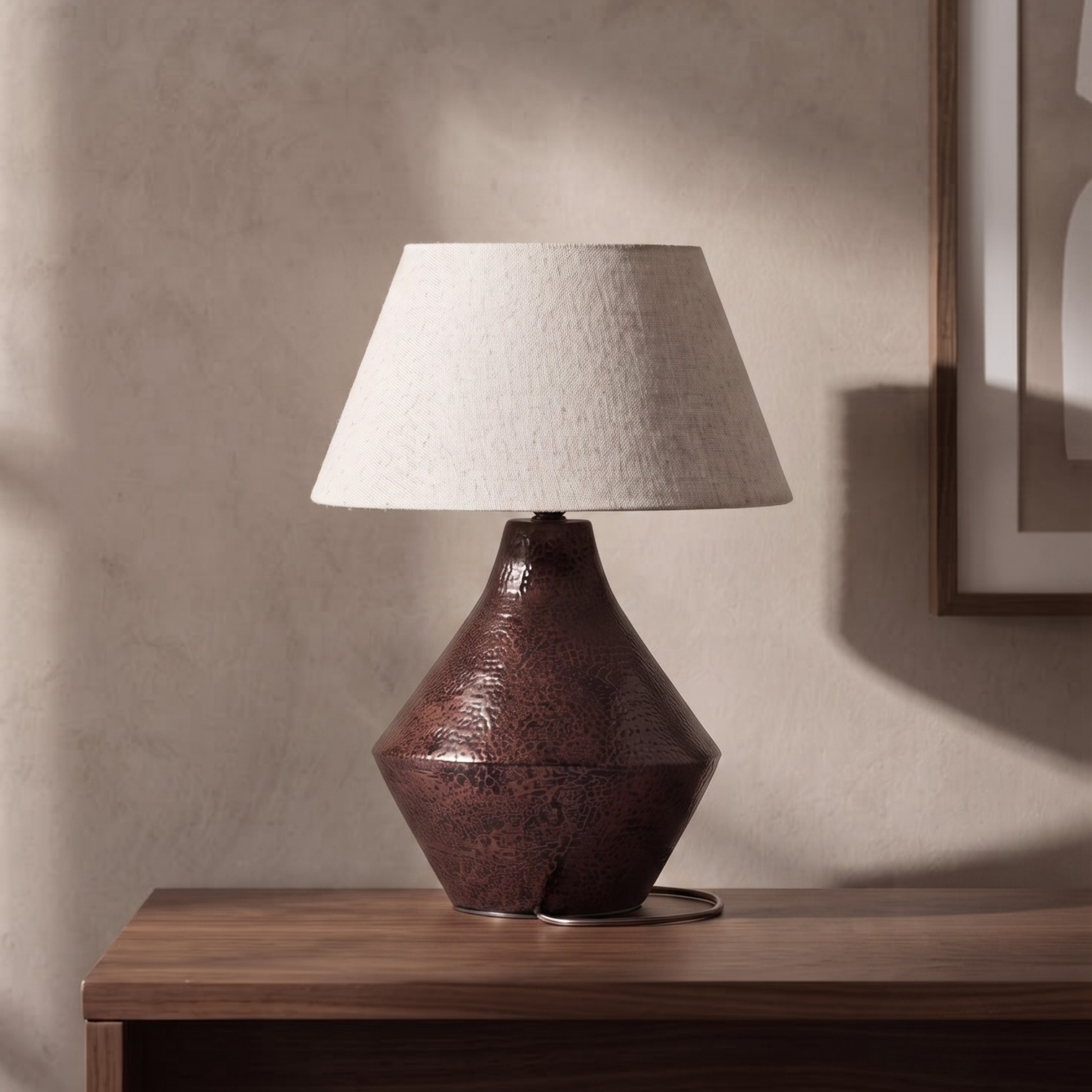 Terracotta Table Lamp