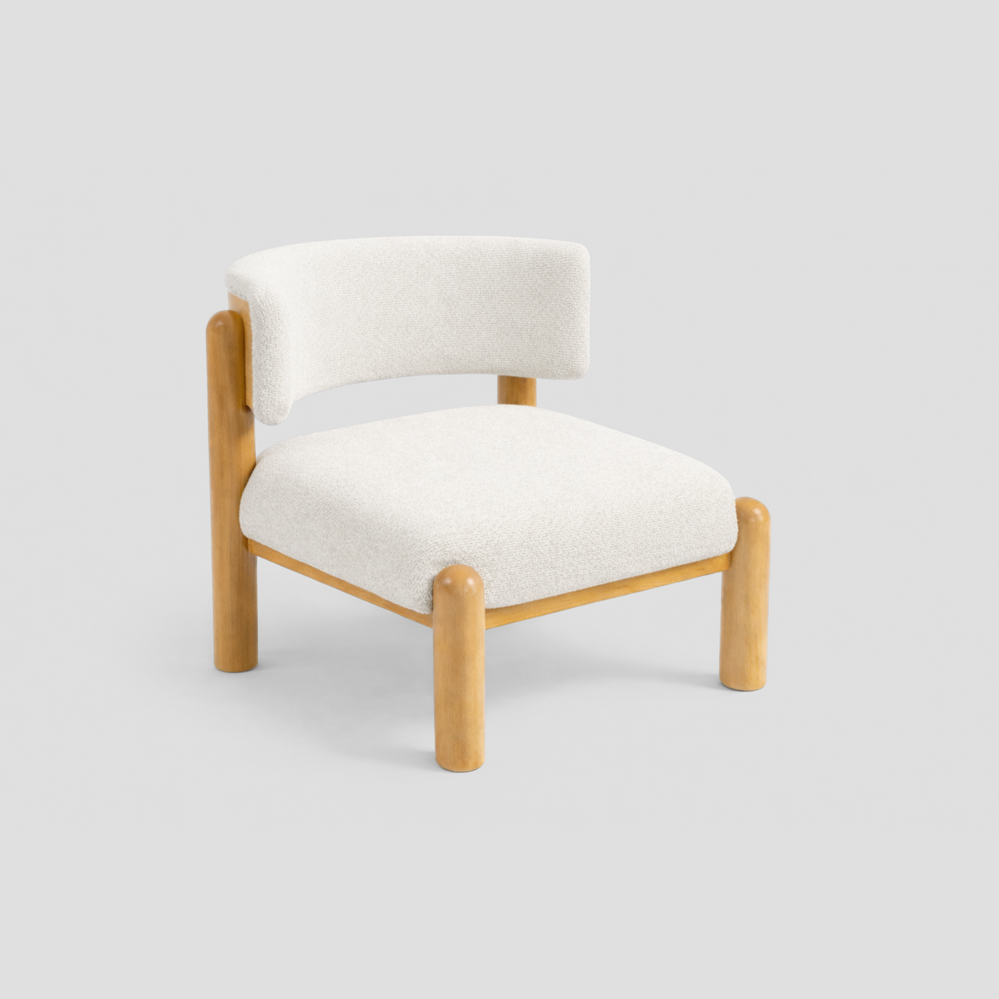 Turin Armchair in beech, featuring modern armchair and scandinavian armchair styling, with tub and reading.