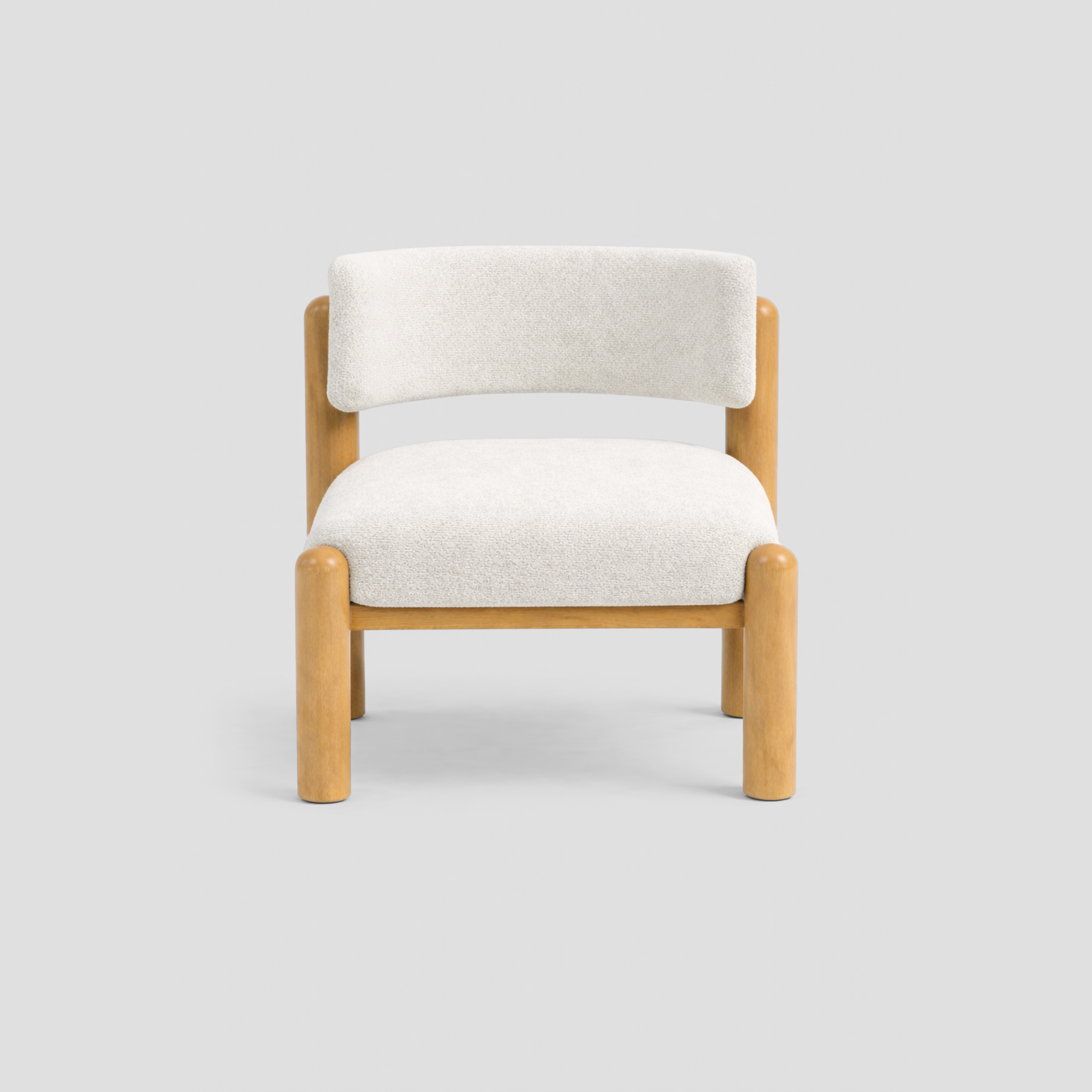 Turin Armchair in beech, featuring modern armchair and scandinavian armchair styling, with tub and reading.