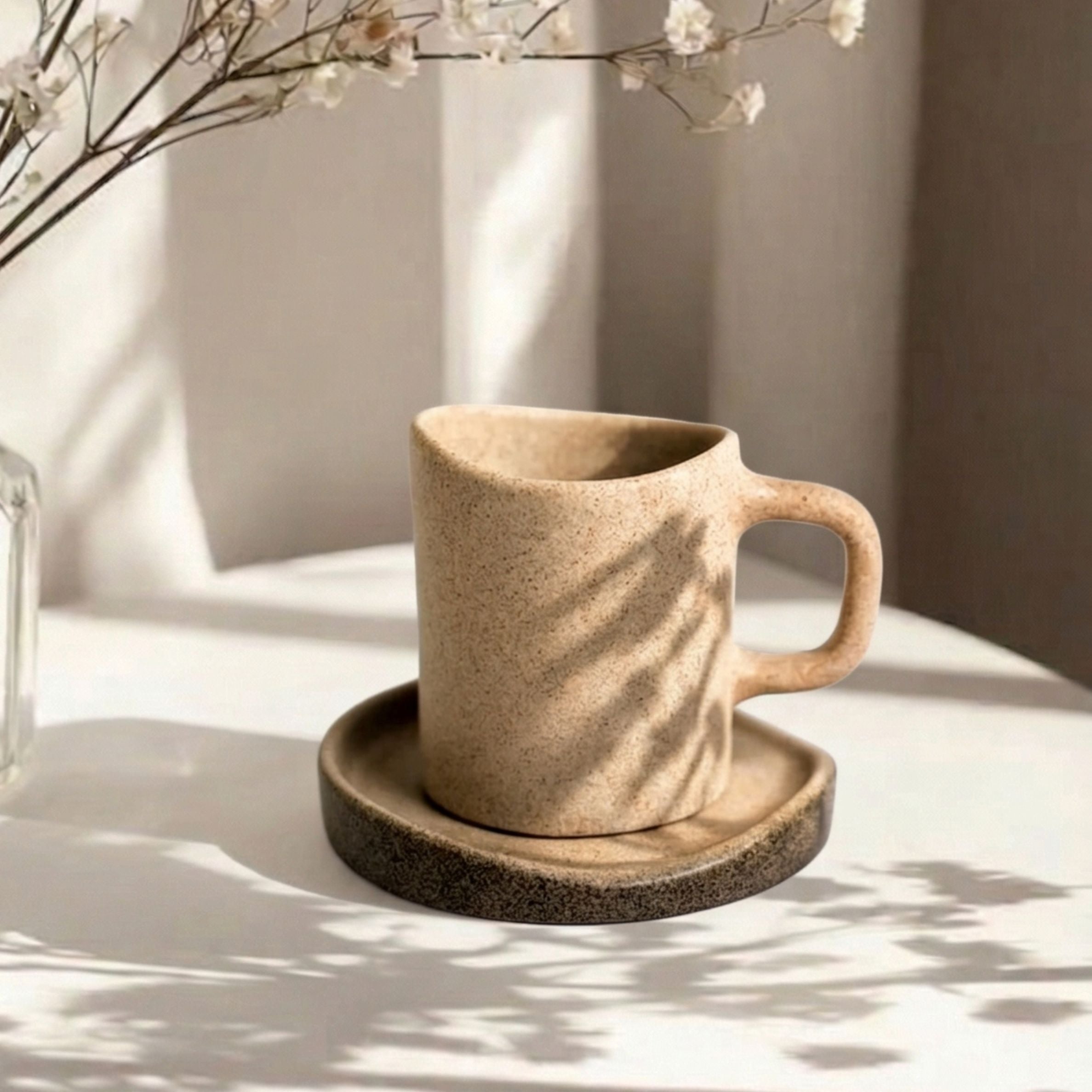 كوب اسبريسو يونيكا مع طبق