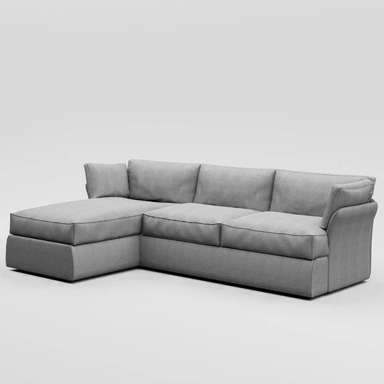 Plush L-Shape Sofa