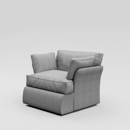 كرسي بلش بذراعين