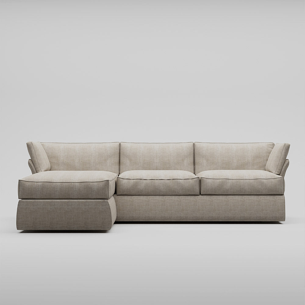 Plush L-Shape Sofa