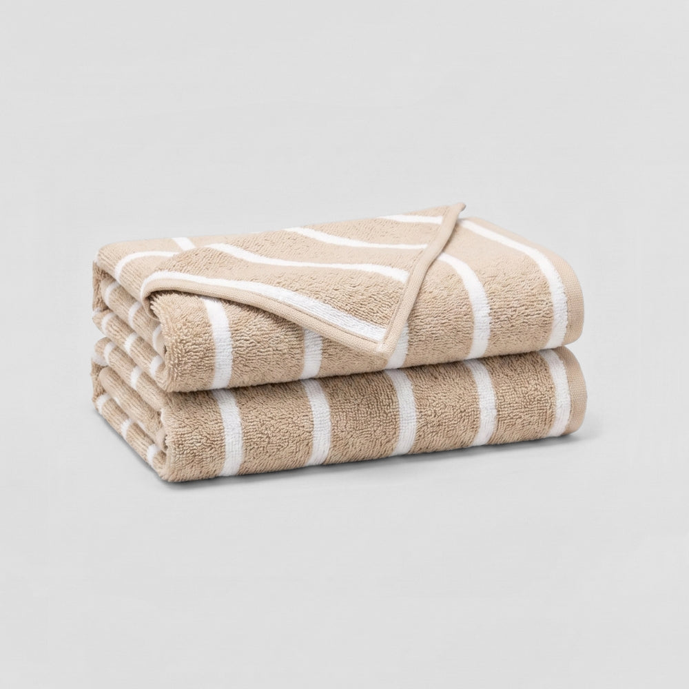 Stripes Face Towel (Set of 2)