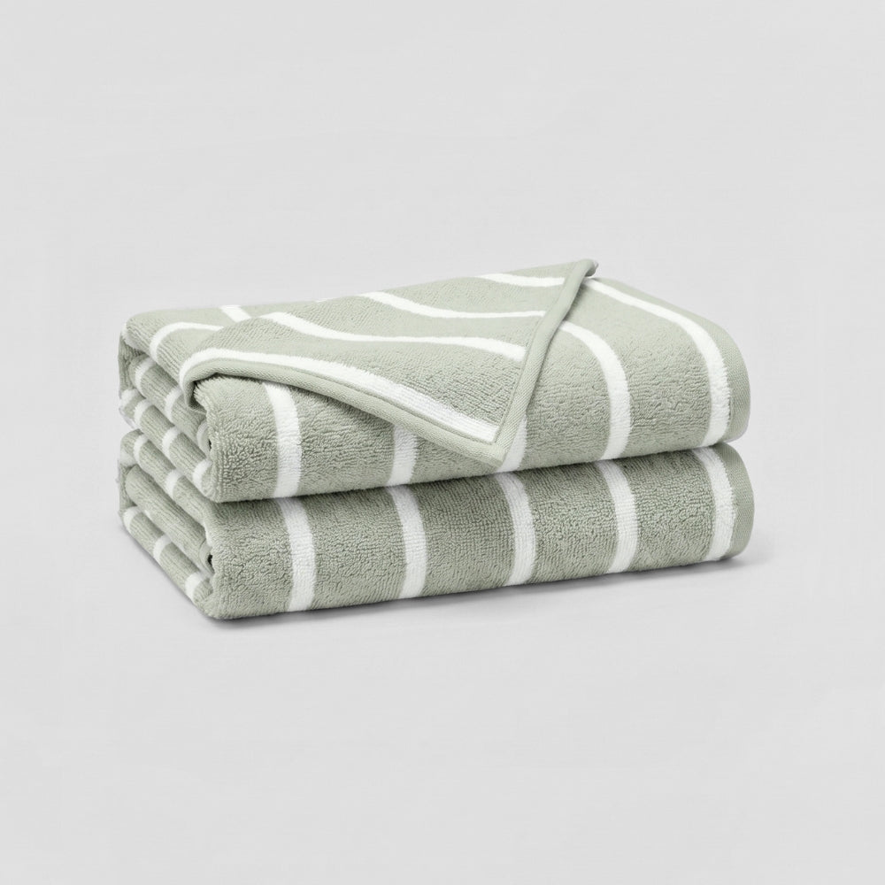 Stripes Face Towel (Set of 2)