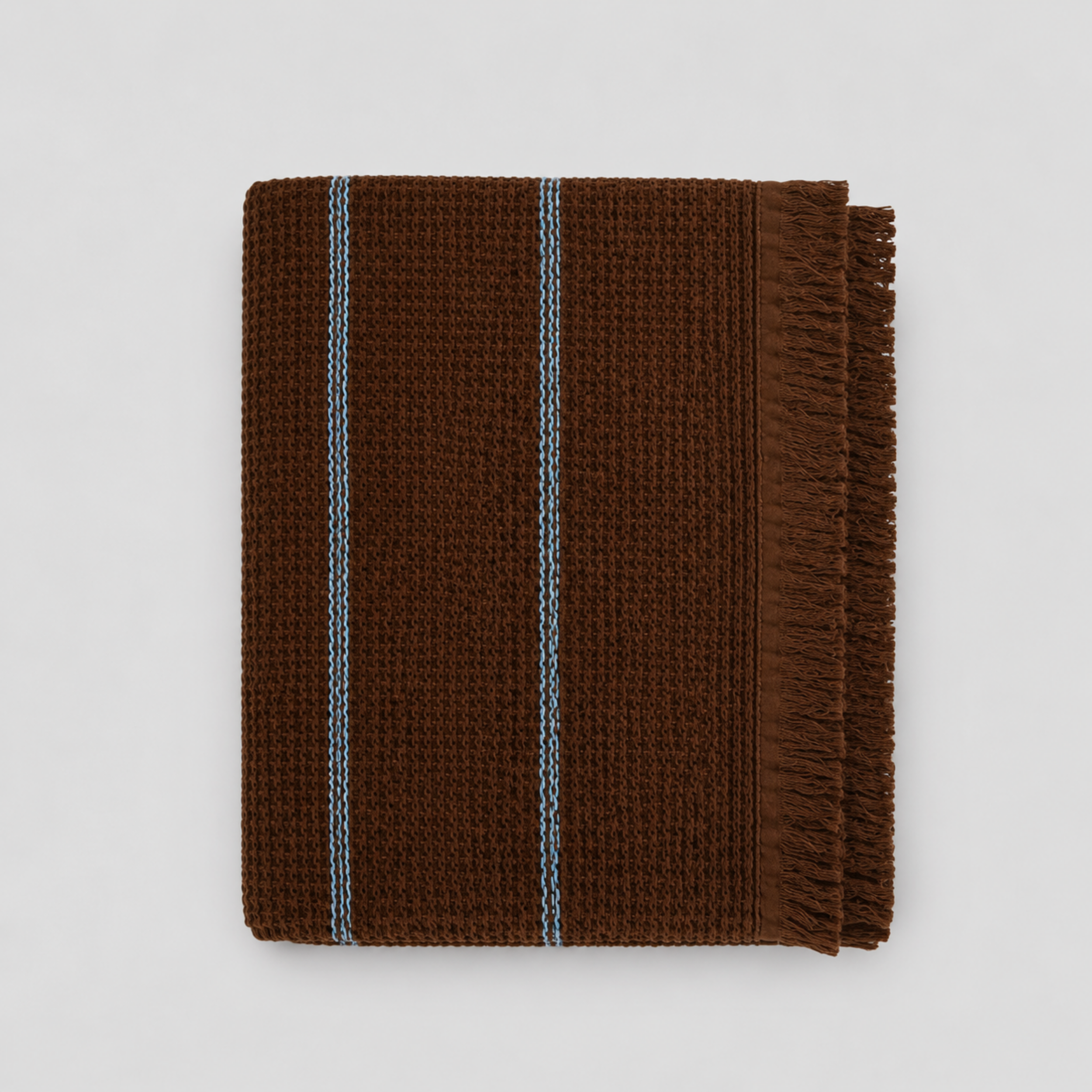 Waffle Stripes Bedspread