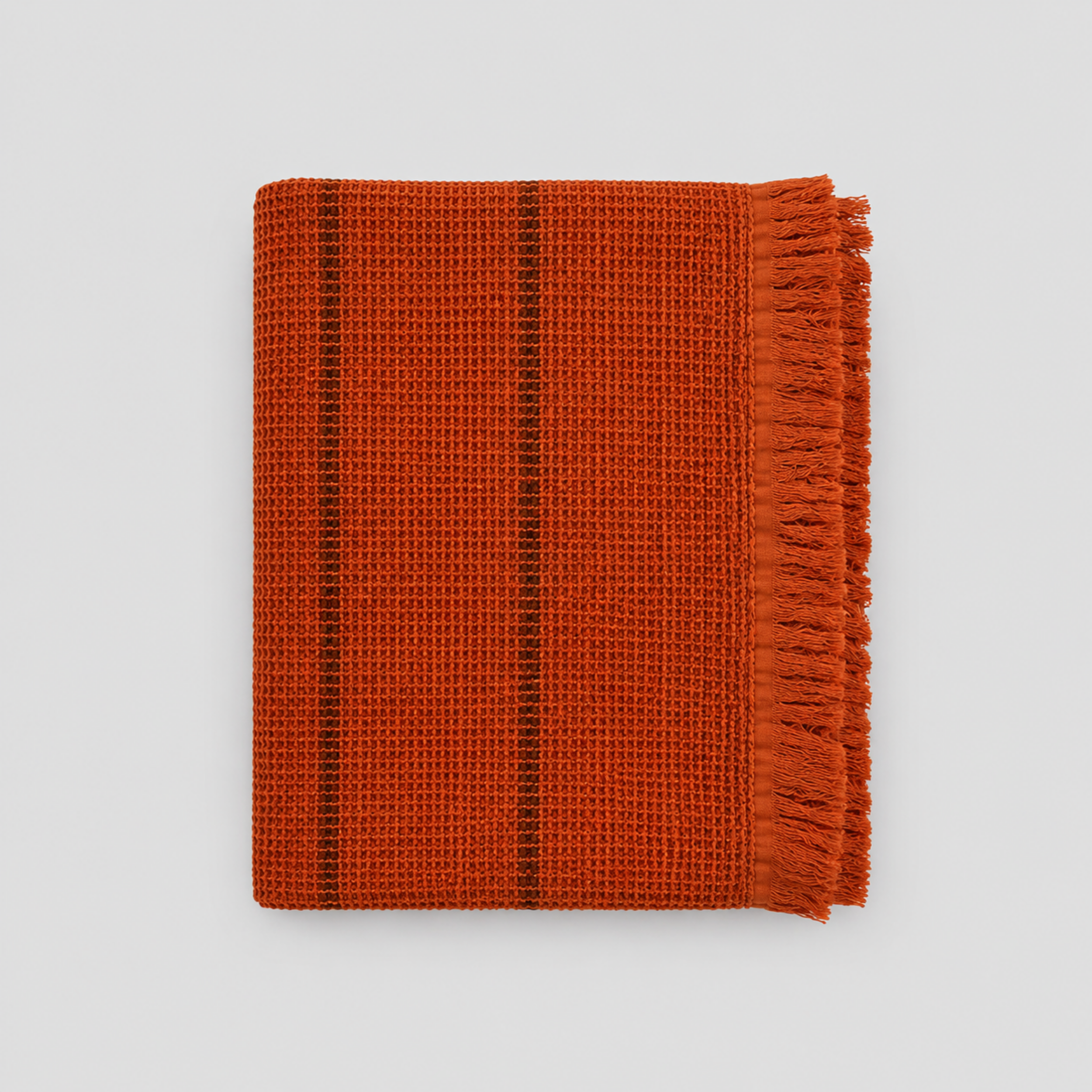 Waffle Stripes Bedspread