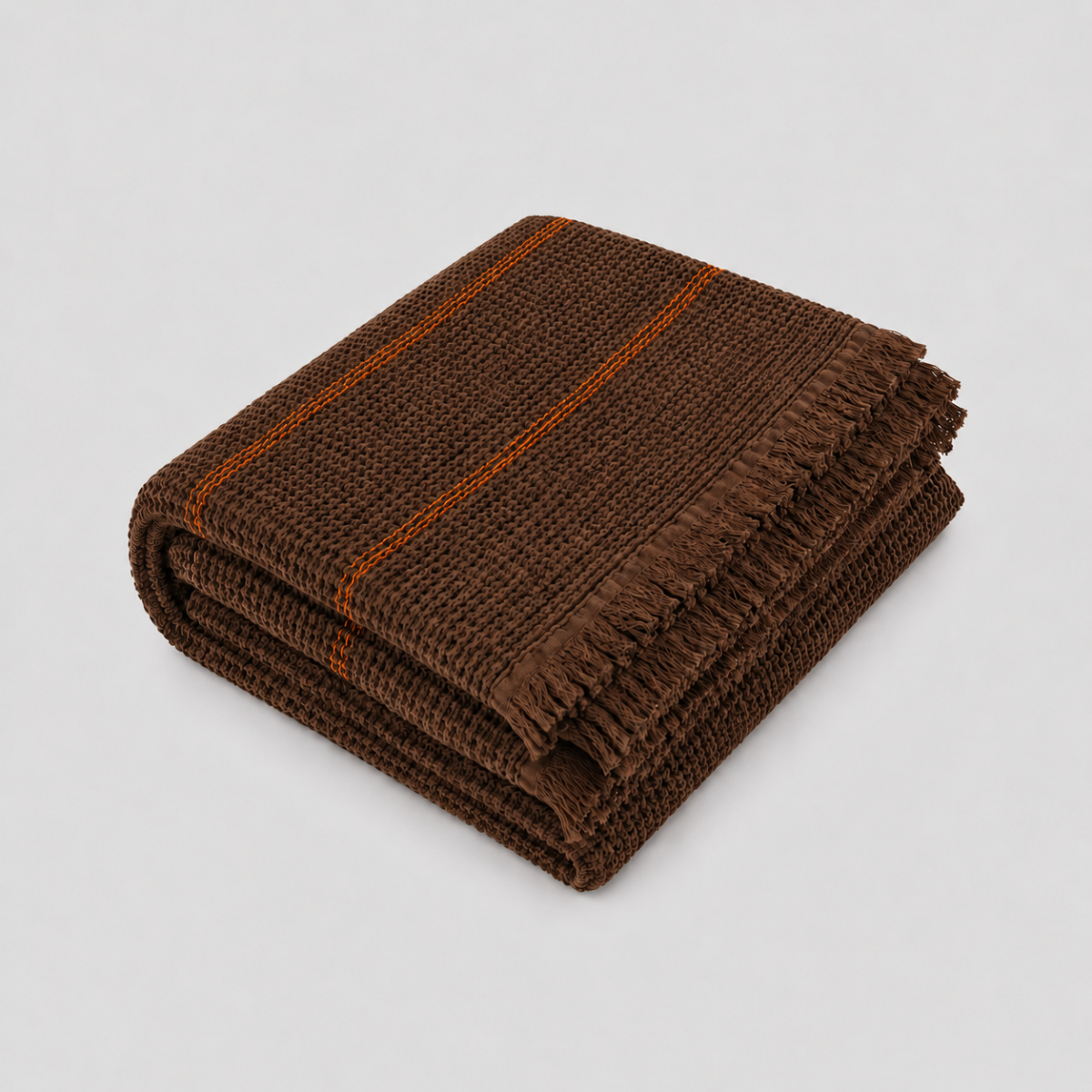 Waffle Stripes Bedspread