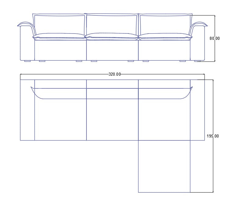 Cloud Haven L-Shape Sofa