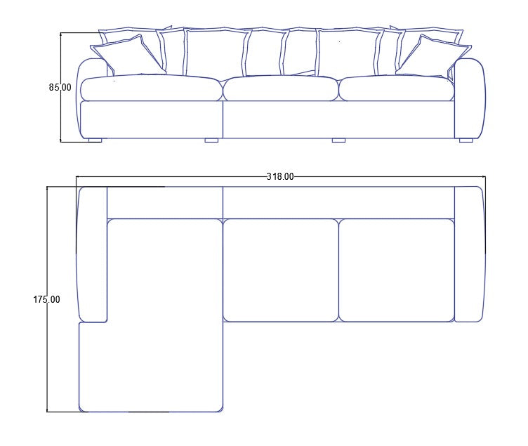 Faye L-Shape Sofa