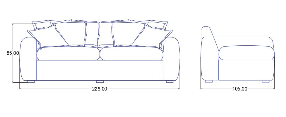 Faye 2 Seater Sofa