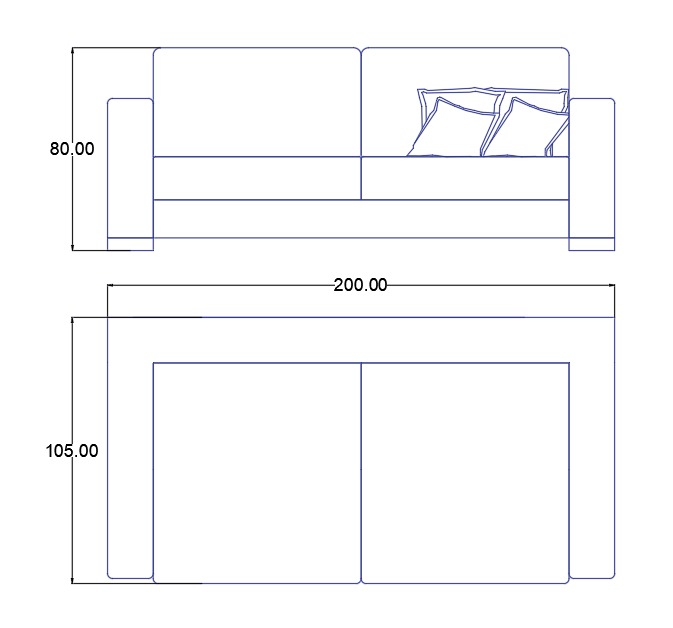 Fraser 2 Seater Sofa