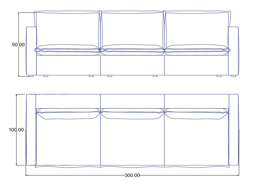 Cloud Motion 3 Seater Sofa