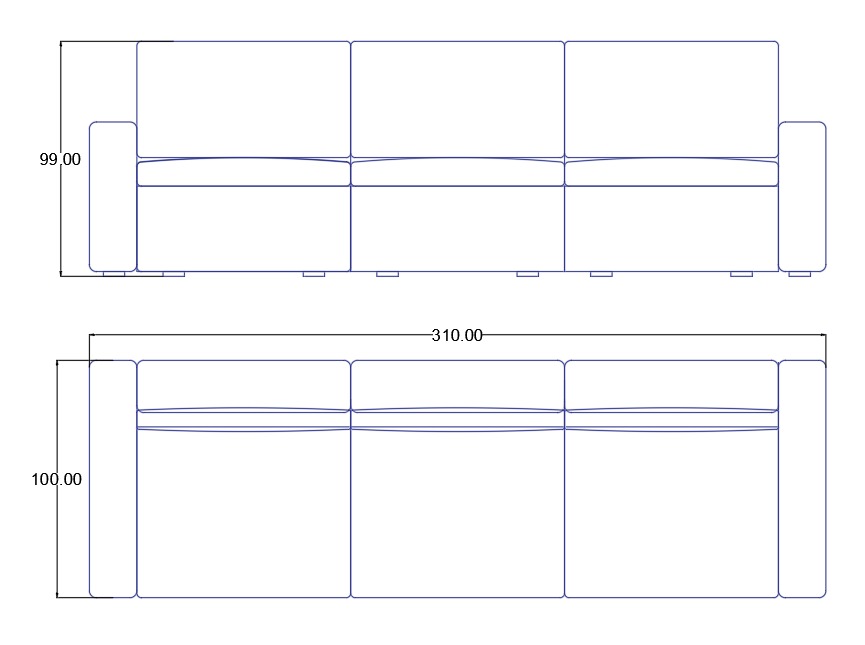 Sink Motion 3 Seater Sofa