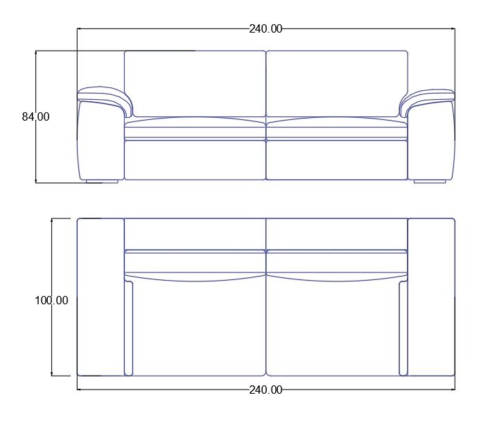 Harmony Motion 2 Seater Sofa