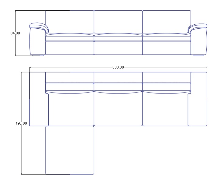 Harmony Motion L-Shape Sofa