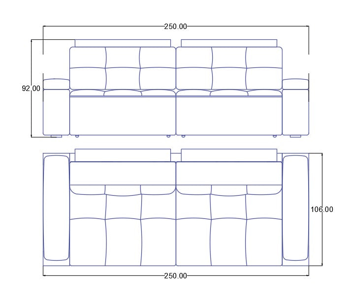Blaise Motion Sofa Bed - Double
