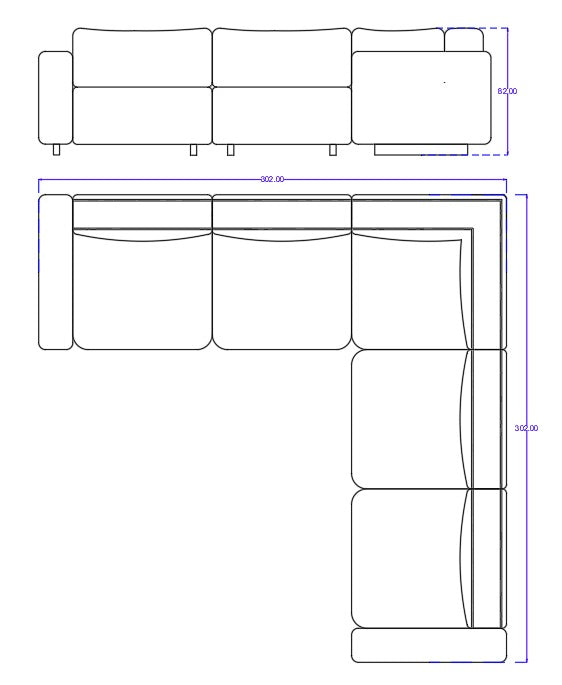 Flow Motion Corner Sofa